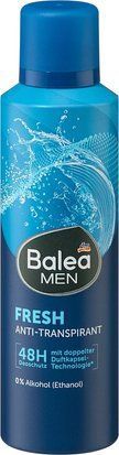 Антиперспирант-спрей Balea MEN Fresh 200 мл с ментолом и мятным маслом, защита до 48 часов 4070765014716 фото