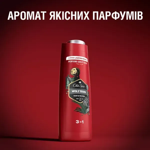 Гель для душу Old Spice Wolfthorn Scent of wild citrus 3 в 1, 400 мл 4084500 фото