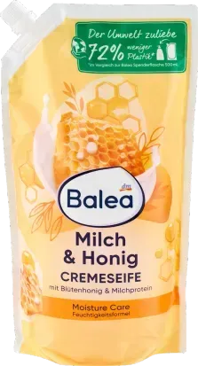 Жидкое крем-мыло Balea Milch & Honig сменный пакет 850 мл 4066447890655 фото