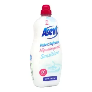 Гипоаллергенный кондиционер для белья Asevi Sensitive концентрат 1,5 л (60 стирок) 8411582889136 фото