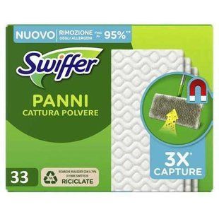 Салфетки сухие сменные для швабры Swiffer Dry 33 шт 8700216305624 фото