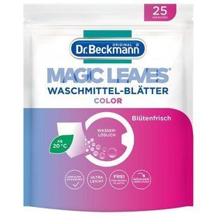 Листки для прання кольорового одягу Dr.Beckmann MAGIC LEAVES 25шт 4008455088310 фото