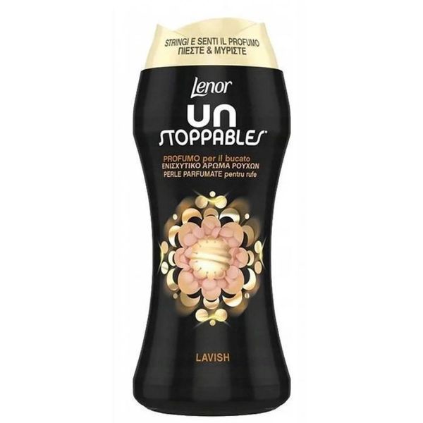 Парфюмерный кондиционер для стирки в гранулах Lenor Lavish персик роза 210г 8001090866905 фото