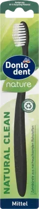 Зубна щітка ручна Dontodent Nature Natural Clean, середня, 1 шт 4066447078855 фото