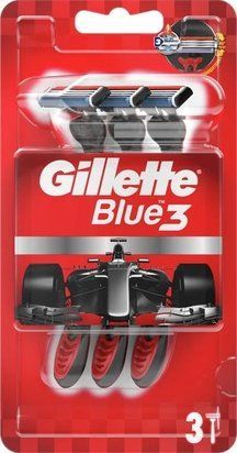 Одноразові станки для гоління GILLETTE BLUE 3 леза 3шт в упаковці 7702018076130 фото