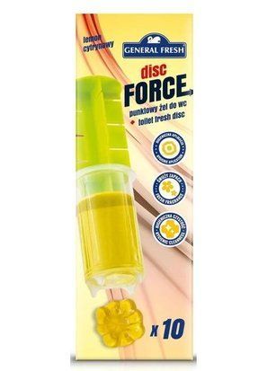 Гелевые диски для туалета General Fresh Цитрус, 10 использований, (Польша) 5900785170606 фото