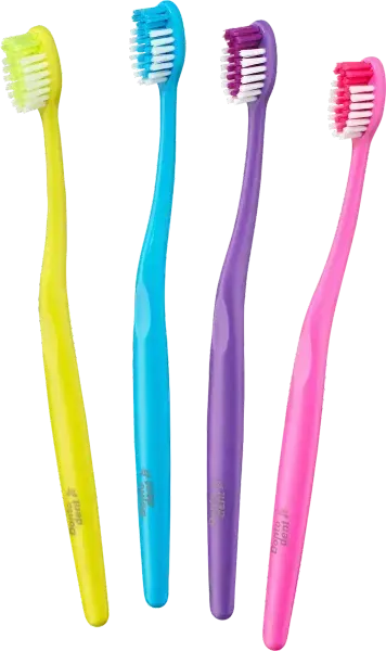 Зубна щітка ручна Dontodent Classic середня (medium) 4 шт 4067796149500 фото