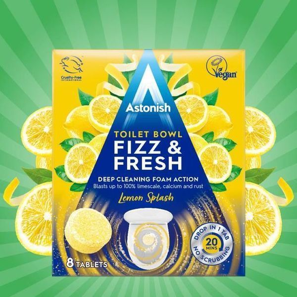 Таблетки для чищення унітазу Astonish Fizz&Fresh Евкаліпт 8шт 5060060212732 фото