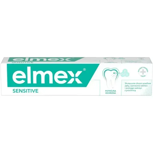 Зубна паста Elmex Sensitive для чутливих зубів 75 мл (Швейцарія) 4007965560200 фото