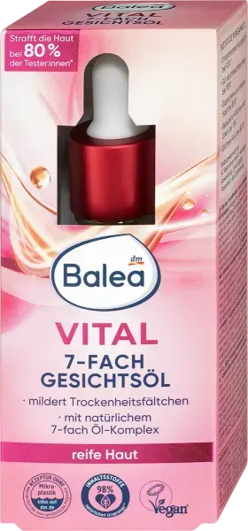 Масло для лица Balea Vital 7-комплекс, 30 мл 4066447244847 фото
