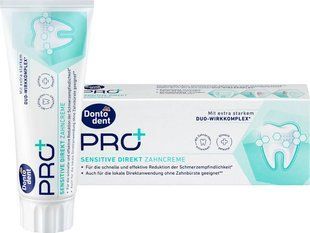 Зубна паста Dontodent PRO+ Sensitive Direkt 75 мл (Німеччина) 4067796120585 фото