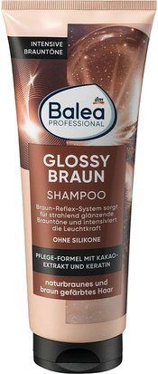 Шампунь Balea Glossy Brown для глянцевого коричневого волоса 250мл 4066447806724 фото