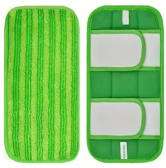 Багаторазова мікрофібра для швабри Swiffer на липучках (14 &times; 28.5 см) Зелена 80065400000 фото