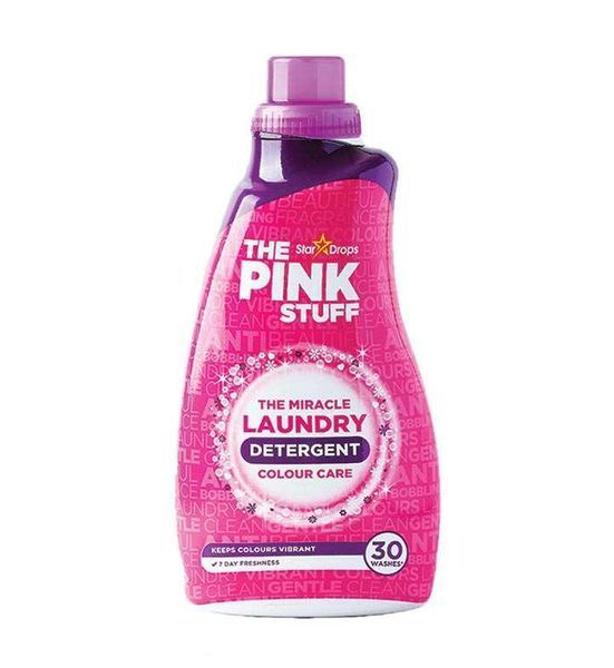 Гель для прання кольорової білизни The Pink Stuff Laundry Detergent Colour Care, захист кольору, 30 прань, 960 мл 5060033820865 фото