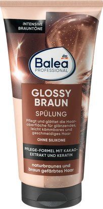 Оттеночный кондиционер Balea Professional Glossy Braun для каштановых и окрашенных волос, 200 мл 4066447240948 фото