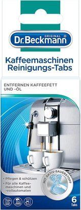 Таблетки для очистки кофемашин Dr.Beckmann Kaffeemaschinen Reinigungs-Tabs уп/6шт 4008455028712 фото