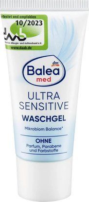 Balea Med Ultra Sensitive Waschgel - Очищающий гель для умывания сверхчувствительной кожи лица (20 мл, дорожны 4066447078534 фото