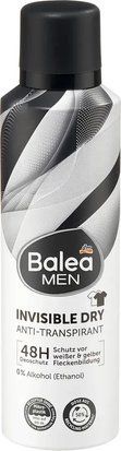 Антиперспирант-спрей Balea MEN Invisible Dry 200 мл без следов на одежде 4066447600094 фото