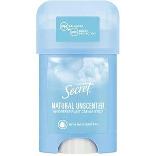 Кремовий дезодорант-антиперспірант "Натурель" Secret Antiperspirant Cream Stick Natural 5000174244823 фото
