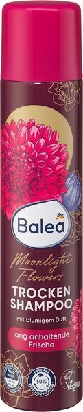 Сухий шампунь Balea Moonlight Flowers для жирного волосся, квітковий аромат, 200 мл 4066447376593 фото