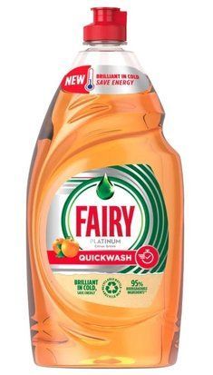 Концентрований засіб для миття посуди Fairy Platinum Quickwash Citrus Grove 820 мл 8001090432629 фото