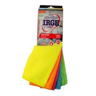 Серветки універсальні Irge з мікрофібри 30х35 см 5 шт. 8021723035683 фото