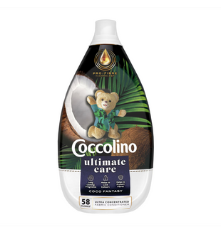 Кондиціонер для прання концентрат Coccolino Ultimate Care Coco Fantasy, 58 прань, 870 мл 8720181414930 фото