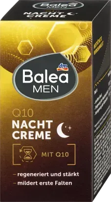 Ночной крем Balea MEN с Q10, 50 мл 4066447855173 фото