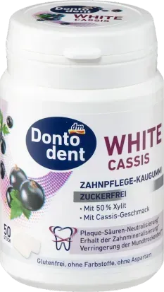 DontoDent Kaugummi Peppermint с ксилитом 50 шт &mdash; без сахара, свежесть дыхания, vegan 4066447966145 фото