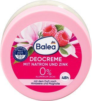 Balea Deocreme Himbeere 50 мл | дезокрем з натрієм і цинком, малиново-маґнолійний аромат, 48 год без запаху 4066447341942 фото