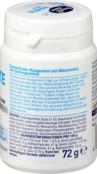 Жувальна гумка Dontodent FRESH WHITE з ксилітом м'ята 50 шт 4066447580150 фото