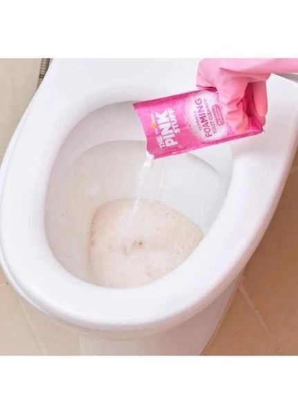 Порошок для чищення унітазу The Pink Stuff The Miracle Foaming Toilet Cleaner 3x100 г 5060033821664 фото