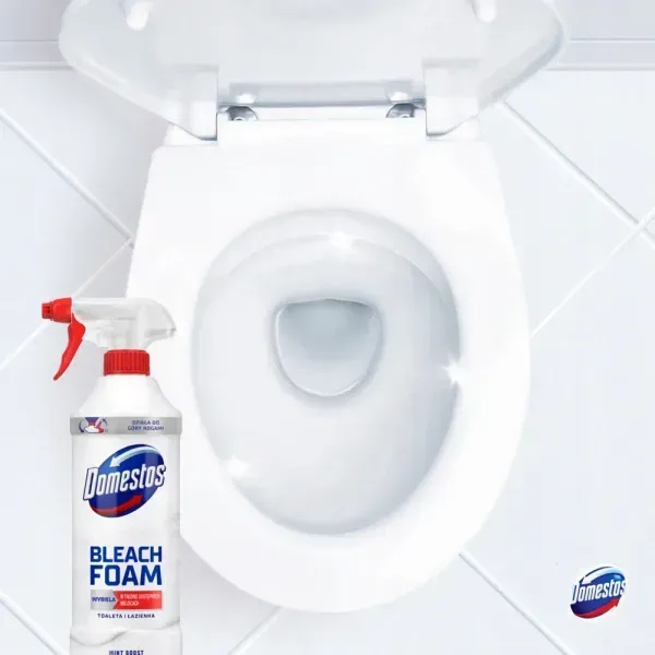 Пена для ванной комнаты и туалета Domestos Power Foam White Mint Boost, 435 мл 8720181659461 фото