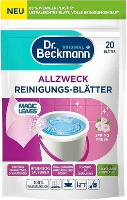 Листки (салфетки водорастворимые) для уборки универсальные Летний лимон Dr.Beckmann, 20 шт 4008455097312 фото