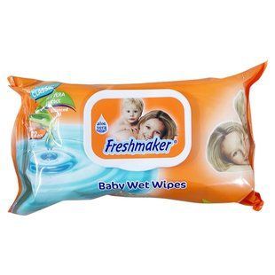 Freshmaker BABY Classic влажные салфетки с клапаном 72 шт &mdash; без спирта и парабенов, pH-сбалансированные 8697817875543 фото