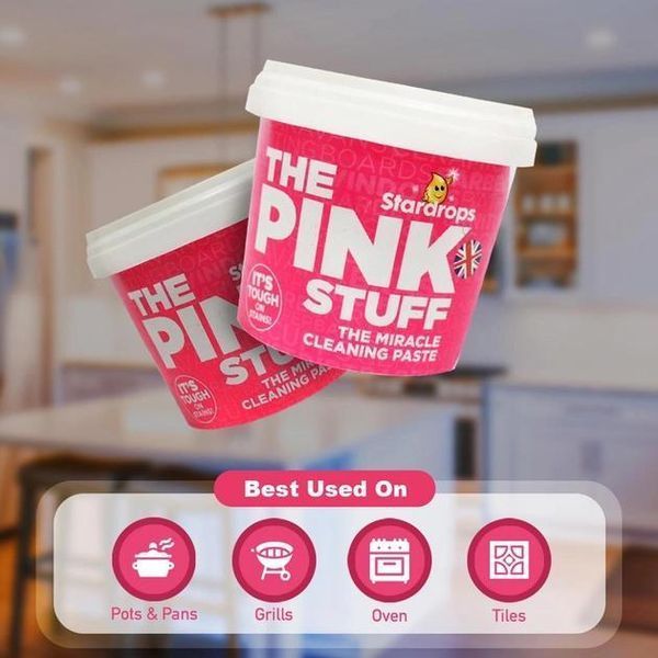 Універсальна паста для чищення Star Drops The Pink Stuff Miracle Cleaning Paste 850 г 5060033821114 фото