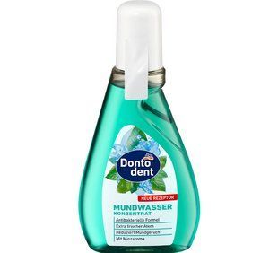 Концентрат-ополіскувач для ротової порожнини Dontodent Mundwasser Антибактеріальний, 125 мл 4067796086751 фото