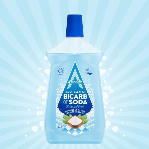 Засіб для миття підлоги Astonish Floor Cleaner Bicarb of Soda з харчовою содою, 1 л 5060060215047 фото