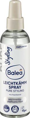 Balea Pure Styling спрей для лёгкого расчёсывания 200 мл &mdash; без отдушек, с пребиотическим инулином 4067796148855 фото
