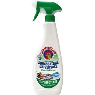 Универсальный обезжириватель Chanteclair Sgrassatore Muschio Bianco 600 мл, спрей от жира и пятен 8015194536701 фото