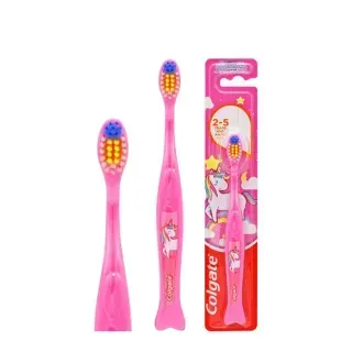 Зубна щітка дитяча Colgate Kids 2-5 років Pink, м&rsquo;яка щетина 6001067018049 фото