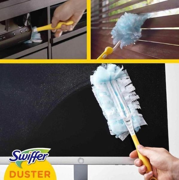 Щітка магніт для збирання пилу Swiffer duster Kit піпідастр з 3-ма змінними насадками 5410076702923 фото