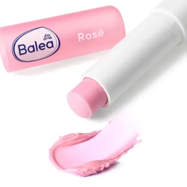 Бальзам для губ Balea Lippenpflege Ros&eacute; з мигдалевою олією та олією ши, 4,8 г 4067796174878 фото