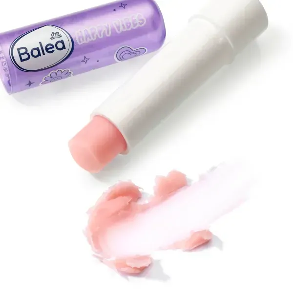 Детский бальзам для губ Balea Kids Lippenpflege Happy Vibes с маслом ши и витамином Е, 4,8 г 4066447438642 фото