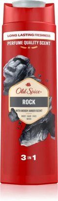 Old Spice Rock 3в1 гель для душа и шампунь 400 мл &mdash; свежесть и мужской аромат 8001841326207 фото