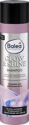 Balea Professional Glow & Shine Шампунь 250 мл | гликолевая кислота + кератин 4067796166606 фото