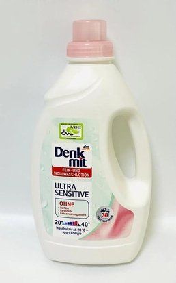 Гель для прання Denkmit Ultra Sensitive 1.5л 30 прань 4058172216275 фото
