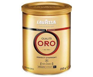 Кофе Lavazza Qualita Oro ж/б молотый 250 г 8000070020580 фото