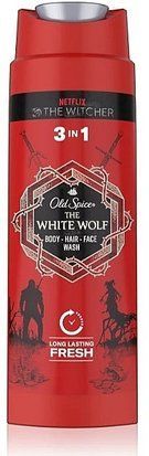 Old Spice White Wolf 3‑в‑1 гель для душа + шампунь 400 мл &mdash; цитрус и сандал, долгая свежесть 8700216130622 фото