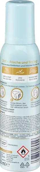 Сухий шампунь-пінка Balea Trockenshampoo Schaum Kopfhaut Sensitive 150 мл свіжість та об&rsquo;єм для чутливої шкіри голови 4067796069556 фото
